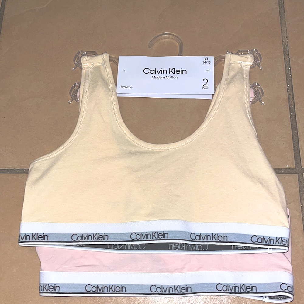 Calvin Klein bralette,size 14-16 (XL) in kids